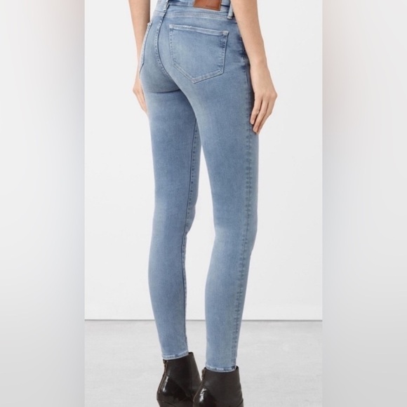 All Saints Pants - Allsaints Grace Skinny Fit Midy Length Stretch 
Size